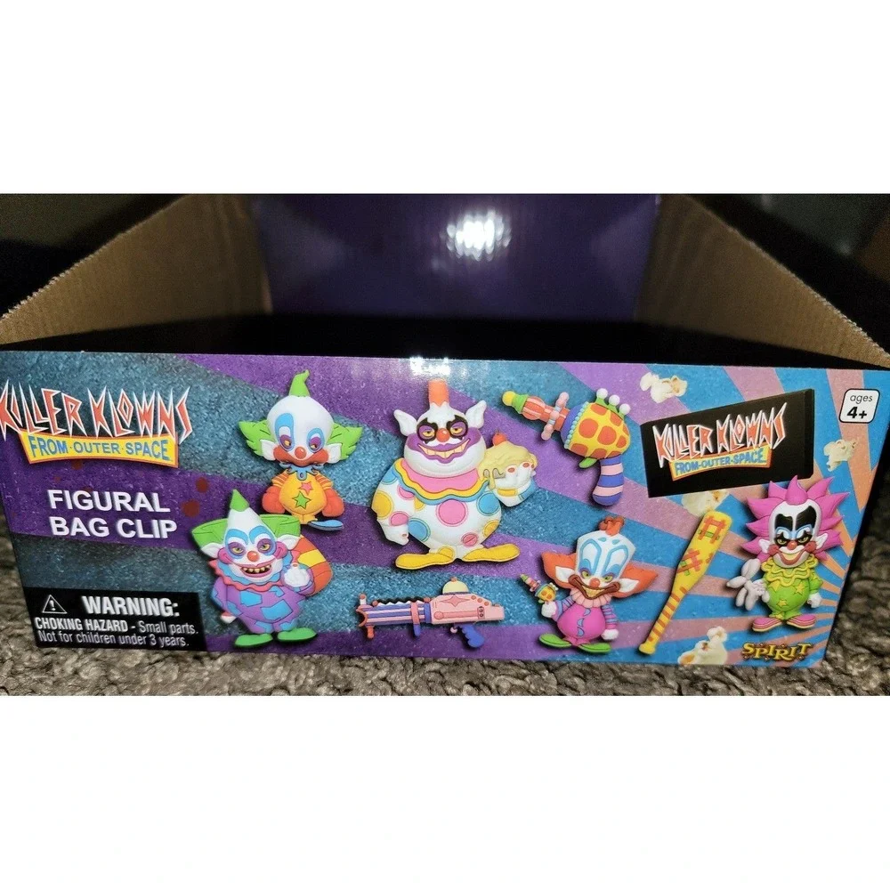 Killer Klowns From Outer Space Figural Bag‎ Clip Spirit Halloween Blind Bags